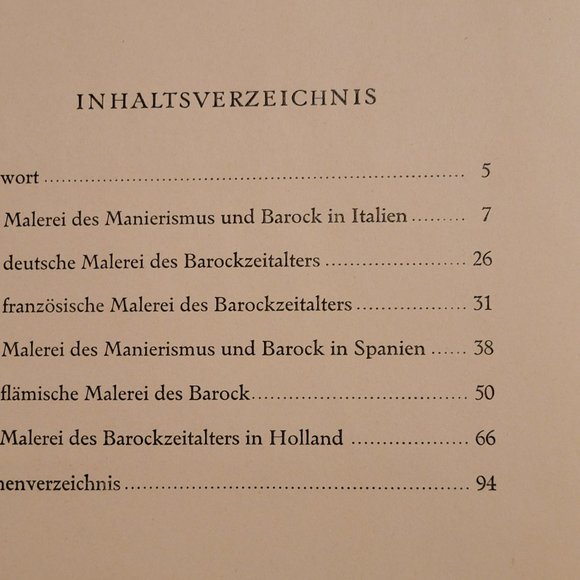 Die Malerie Des Barock  (The Paintings of the Baroque) - Picture 2 of 10